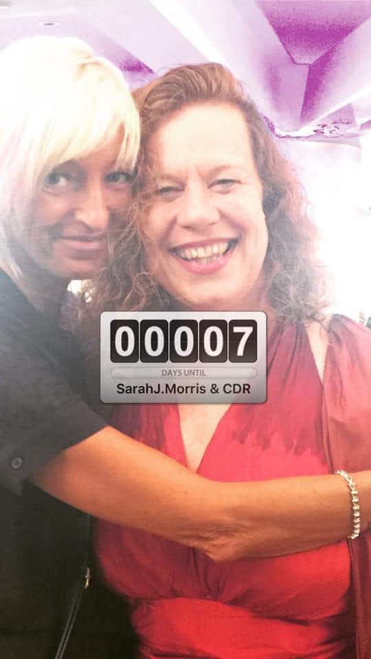 live social agnese riccitelli sarah jane morris prima dell'evento