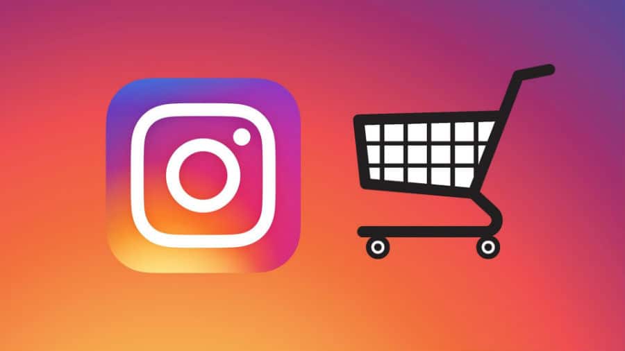 logo instagram + carrello della spesa